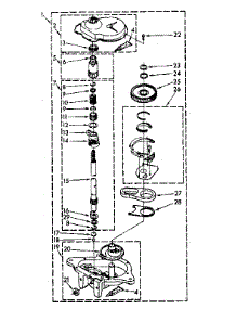 Gearcase Parts parts for Kenmore Washer 110.84870600 (11084870600, 110 84870600) from AppliancePartsPros.com