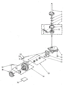 Brake, Clutch, Gearcase, Motor And Pump Parts parts for Kenmore Washer 110.84870700 (11084870700, 110 84870700) from AppliancePartsPros.com