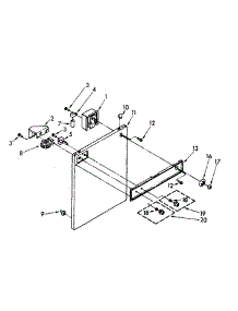 Console And Front Panel Parts parts for Kenmore Washer 110.84870800 (11084870800, 110 84870800) from AppliancePartsPros.com