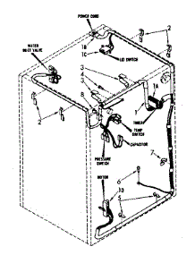 Wiring Harness Parts parts for Kenmore Washer 110.84870800 (11084870800, 110 84870800) from AppliancePartsPros.com