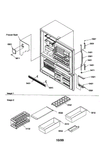 Door Handles And Accessories parts for Kenmore Refrigerator 596.69147992 (59669147992, 596 69147992) from AppliancePartsPros.com