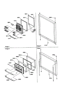Door Assemblies parts for Kenmore Refrigerator 596.69147992 (59669147992, 596 69147992) from AppliancePartsPros.com