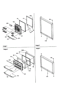 Door Assembly parts for Kenmore Refrigerator 596.69164000 (59669164000, 596 69164000) from AppliancePartsPros.com