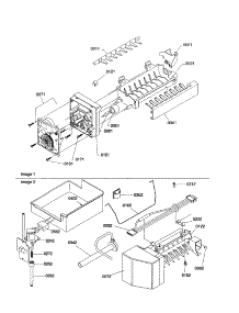 Icemaker Assembly / Parts parts for Kenmore Refrigerator 596.69272990 (59669272990, 596 69272990) from AppliancePartsPros.com