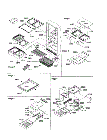 Shelving Assemblies parts for Kenmore Refrigerator 596.69277990 (59669277990, 596 69277990) from AppliancePartsPros.com