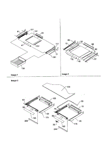 Shelving Assembly parts for Kenmore Refrigerator 596.69892001 (59669892001, 596 69892001) from AppliancePartsPros.com