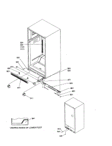 Ladders And Lower Compartment parts for Kenmore Refrigerator 596.69892001 (59669892001, 596 69892001) from AppliancePartsPros.com
