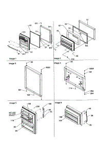 Door Assembly parts for Kenmore Refrigerator 596.69892001 (59669892001, 596 69892001) from AppliancePartsPros.com