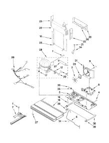 Unit Parts parts for Kenmore Refrigerator 596.69979000 (59669979000, 596 69979000) from AppliancePartsPros.com