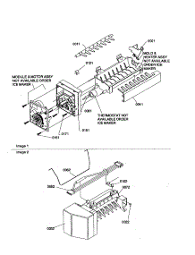 Ice Maker Assembly parts for Kenmore Refrigerator 596.70002000 (59670002000, 596 70002000) from AppliancePartsPros.com