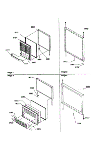 Door Assembly parts for Kenmore Refrigerator 596.70002000 (59670002000, 596 70002000) from AppliancePartsPros.com