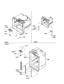 Shelf Ladders / Light Assembly parts for Kenmore Refrigerator 596.70002000 (59670002000, 596 70002000) from AppliancePartsPros.com