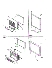 Door Assembly parts for Kenmore Refrigerator 596.70002001 (59670002001, 596 70002001) from AppliancePartsPros.com