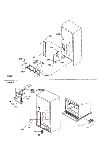 Cabinet Back / Water Valve Assembly parts for Kenmore Refrigerator 596.70002002 (59670002002, 596 70002002) from AppliancePartsPros.com