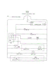 Wiring Schematic parts for Kenmore Refrigerator 253.31438100 (25331438100, 253 31438100) from AppliancePartsPros.com