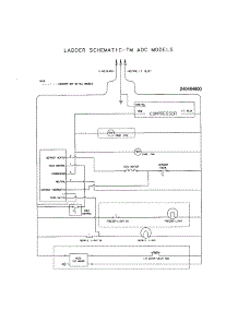 Wiring Schematic parts for Kenmore Refrigerator 253.31627101 (25331627101, 253 31627101) from AppliancePartsPros.com