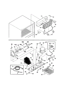 System parts for Kenmore Refrigerator 253.31649100 (25331649100, 253 31649100) from AppliancePartsPros.com