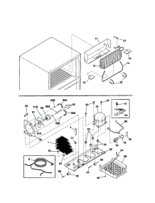 System parts for Kenmore Refrigerator 253.31800102 (25331800102, 253 31800102) from AppliancePartsPros.com