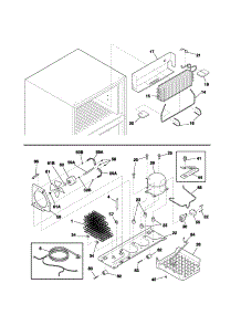 System parts for Kenmore Refrigerator 253.31800108 (25331800108, 253 31800108) from AppliancePartsPros.com
