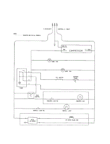 Wiring Schematic parts for Kenmore Refrigerator 253.31809102 (25331809102, 253 31809102) from AppliancePartsPros.com