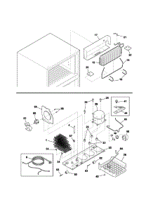 System parts for Kenmore Refrigerator 253.31817302 (25331817302, 253 31817302) from AppliancePartsPros.com