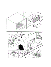 System parts for Kenmore Refrigerator 253.71882102 (25371882102, 253 71882102) from AppliancePartsPros.com