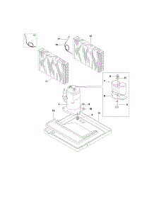 Compressor Parts parts for Kenmore Air Conditioner 253.72055200 (25372055200, 253 72055200) from AppliancePartsPros.com