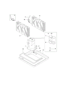 Compressor Parts parts for Kenmore Air Conditioner 253.72055201 (25372055201, 253 72055201) from AppliancePartsPros.com