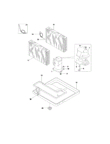 Compressor Parts parts for Kenmore Air Conditioner 253.72115200 (25372115200, 253 72115200) from AppliancePartsPros.com