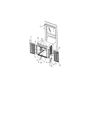 Window Mounting parts for Kenmore Air Conditioner 253.72156200 (25372156200, 253 72156200) from AppliancePartsPros.com