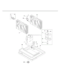 Compressor Parts parts for Kenmore Air Conditioner 253.72175200 (25372175200, 253 72175200) from AppliancePartsPros.com