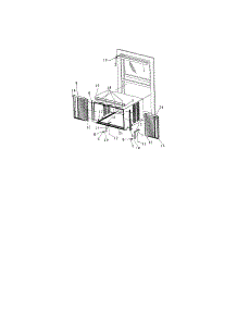 Window Mounting parts for Kenmore Air Conditioner 253.72229200 (25372229200, 253 72229200) from AppliancePartsPros.com