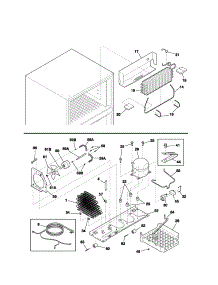 System parts for Kenmore Refrigerator 253.72243202 (25372243202, 253 72243202) from AppliancePartsPros.com