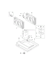 Compressor Parts parts for Kenmore Air Conditioner 253.73156301 (25373156301, 253 73156301) from AppliancePartsPros.com