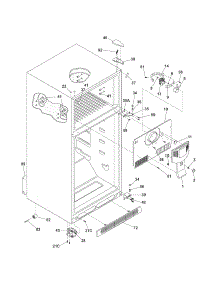 Door parts for Kenmore Refrigerator 253.77882505 (25377882505, 253 77882505) from AppliancePartsPros.com