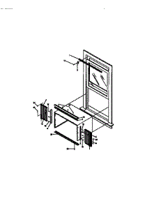 Window Mounting Kit parts for Kenmore Air Conditioner 253.78055890 (25378055890, 253 78055890) from AppliancePartsPros.com