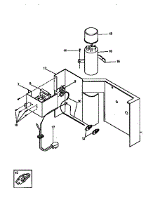 Control Panel parts for Kenmore Air Conditioner 253.78055890 (25378055890, 253 78055890) from AppliancePartsPros.com