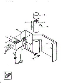 Control Panel parts for Kenmore Air Conditioner 253.78055891 (25378055891, 253 78055891) from AppliancePartsPros.com