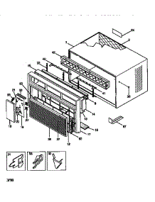 Wrapper parts for Kenmore Air Conditioner 253.78065890 (25378065890, 253 78065890) from AppliancePartsPros.com