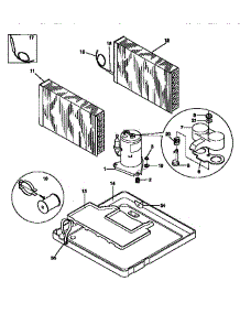 Compressor Parts parts for Kenmore Air Conditioner 253.78065890 (25378065890, 253 78065890) from AppliancePartsPros.com
