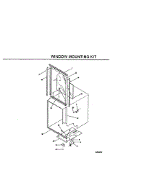 Window Mounting Kit parts for Kenmore Air Conditioner 253.78066890 (25378066890, 253 78066890) from AppliancePartsPros.com