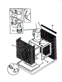 Compressor parts for Kenmore Air Conditioner 253.78066890 (25378066890, 253 78066890) from AppliancePartsPros.com