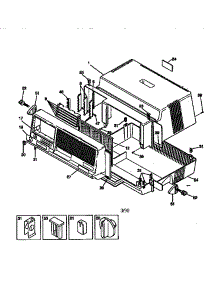 Wrapper parts for Kenmore Air Conditioner 253.78071890 (25378071890, 253 78071890) from AppliancePartsPros.com