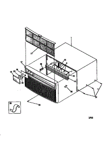 Wrapper parts for Kenmore Air Conditioner 253.78088891 (25378088891, 253 78088891) from AppliancePartsPros.com