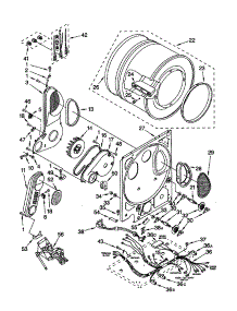 Dryer Bulkhead parts for Kenmore Washer Dryer Combo 110.98752790 (11098752790, 110 98752790) from AppliancePartsPros.com