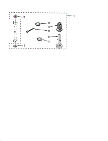 Miscellaneous Parts Bag parts for Kenmore Washer Dryer Combo 110.98752791 (11098752791, 110 98752791) from AppliancePartsPros.com