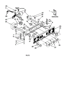 Control Panel parts for Kenmore Washer Dryer Combo 110.98752793 (11098752793, 110 98752793) from AppliancePartsPros.com