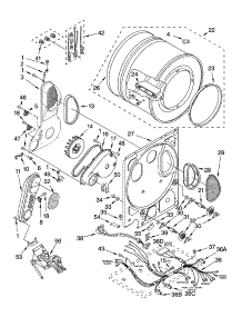 Dryer Bulkhead Parts parts for Kenmore Washer Dryer Combo 110.98752794 (11098752794, 110 98752794) from AppliancePartsPros.com