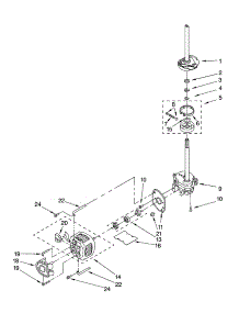 Brake, Clutch, Gearcase, Motor And Pump Parts parts for Kenmore Washer Dryer Combo 110.98752795 (11098752795, 110 98752795) from AppliancePartsPros.com
