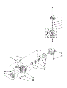 Brake, Clutch, Gearcase, Motor And Pump Parts parts for Kenmore Washer Dryer Combo 110.98752796 (11098752796, 110 98752796) from AppliancePartsPros.com